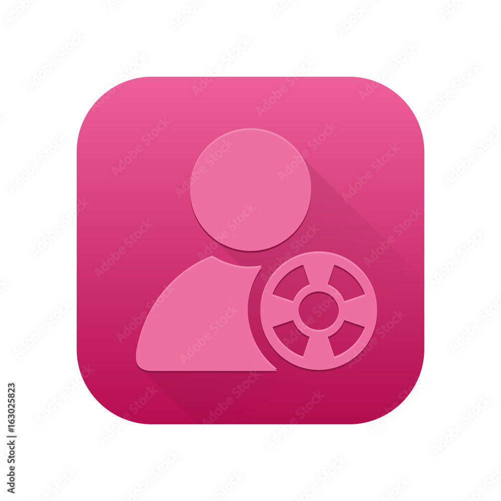 Matte Long Shadow App-Icon Matte Long Shadow App-Icon