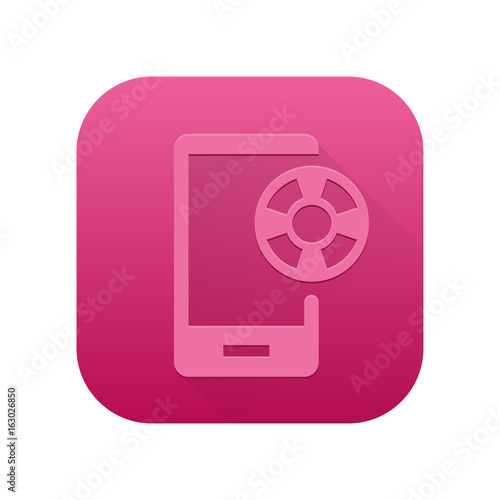 Matte Long Shadow App-Icon