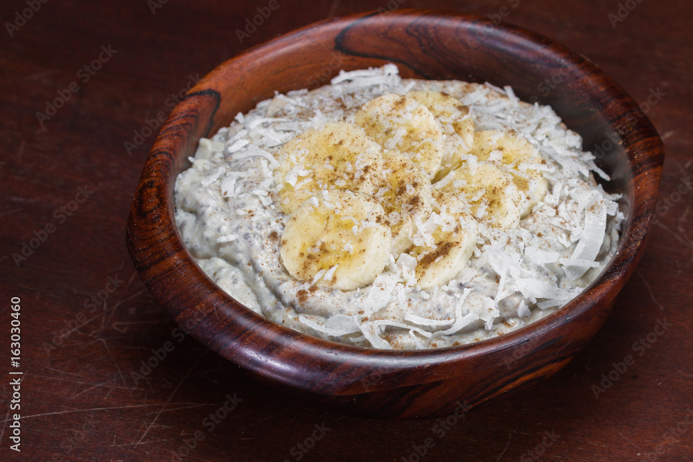 banana chia seed pudding banana chia seed pudding