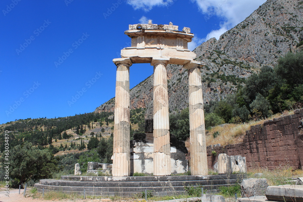 Grèce, site archéologique de Delphes