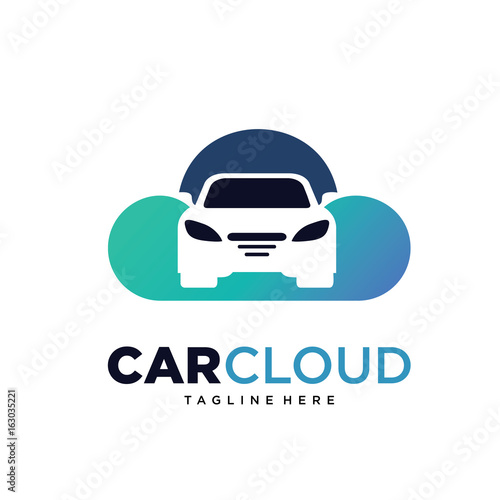 Car Cloud Logo Template Design Vector  Emblem  Design Concept  Creative Symbol  Iconn