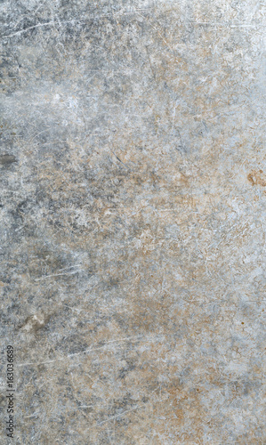 Dirty, Shabby With A Scratch Galvanized Metal Plate. Texture, Background Series.