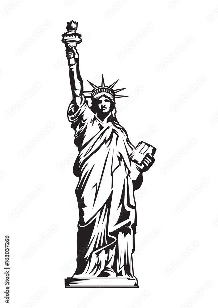 Obraz premium american statue