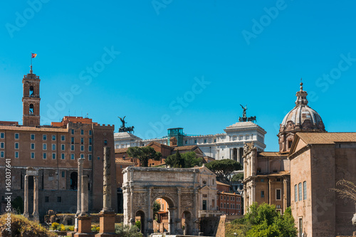 Roman historic architecture