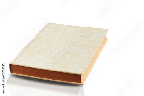 book on white background.