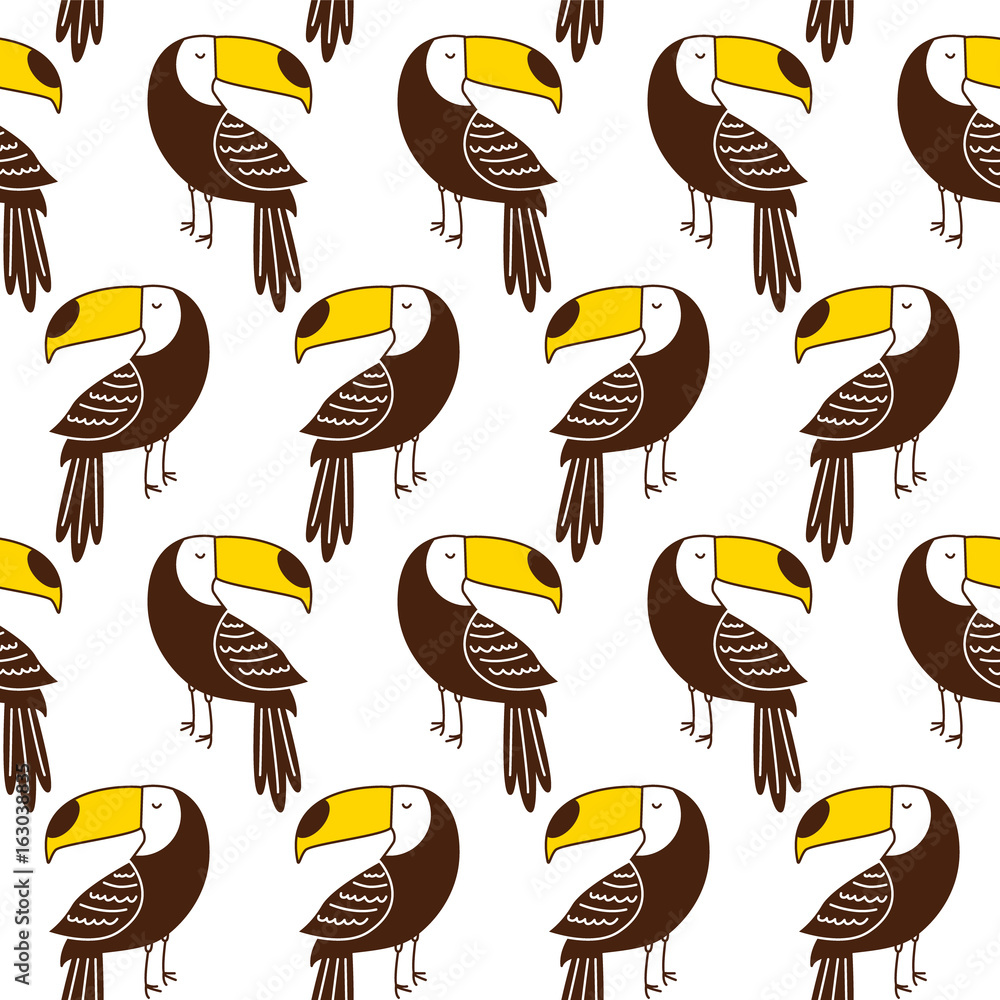 Toucan seamless pattern Toucan seamless pattern