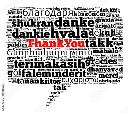 Thank you in different languages