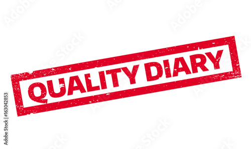 Quality Diary rubber stamp. Grunge design with dust scratches. Effects can be easily removed for a clean, crisp look. Color is easily changed.