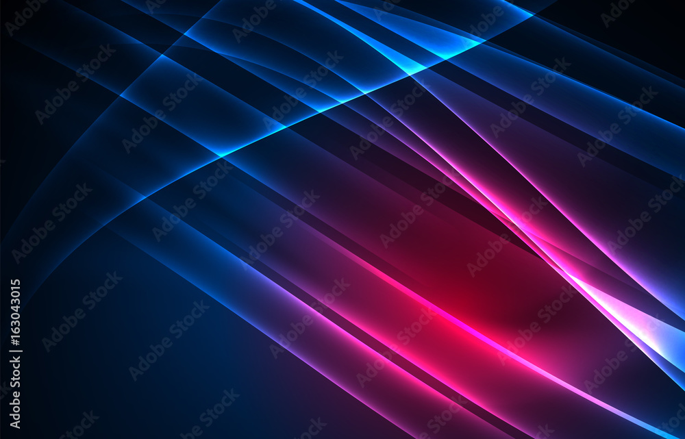 Vector polar lights concept background Vector polar lights concept background