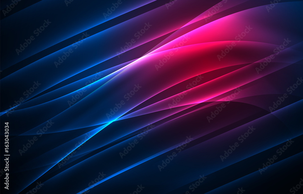 Vector polar lights concept background Vector polar lights concept background