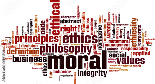 Moral word cloud