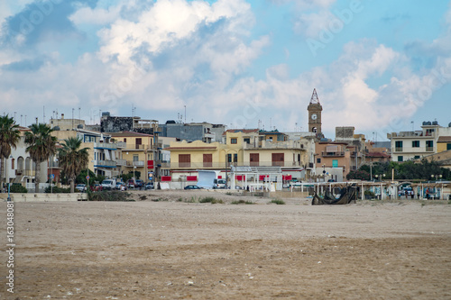 Beautiful beach of Donnalucata, Ragusa, Sicily photo