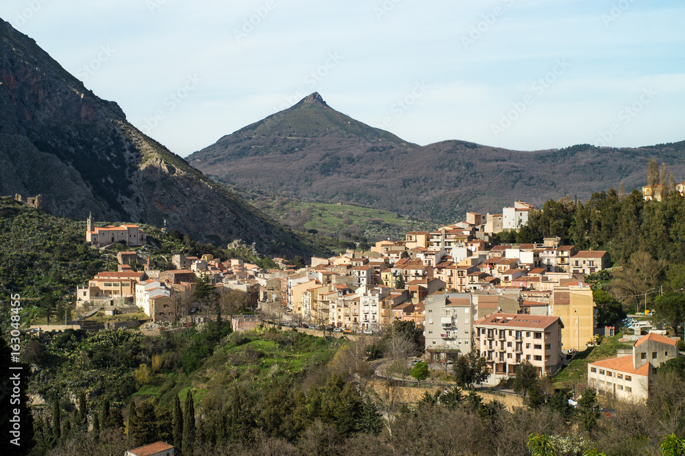 Isnello, small village of the madonie park, Sicily
