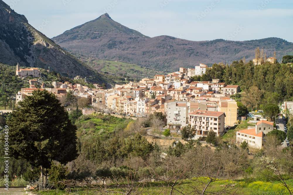 Isnello, small village of the madonie park, Sicily