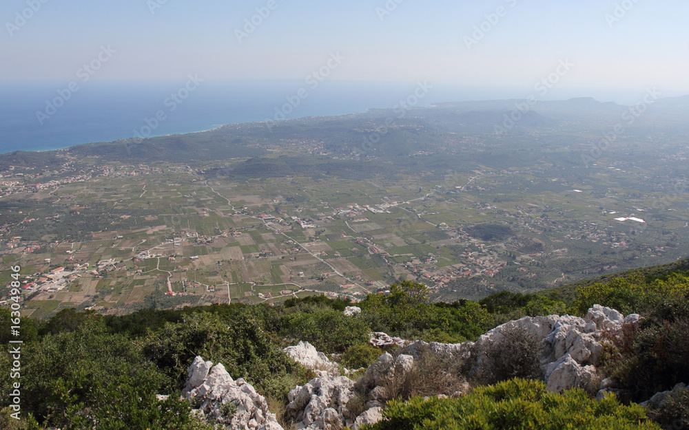 View from Kaki Rahi Tower, Zakynthos