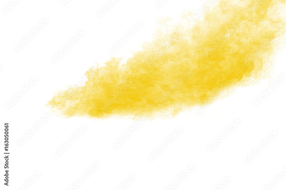 abstract multicolored powder splatted on white background,Freeze motion of color powder exploding abstract multicolored powder splatted on white background,Freeze motion of color powder exploding