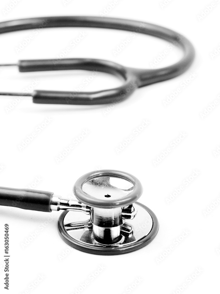Stethoscope on isolate background ,Close-up Stethoscope on isolate background ,Close-up
