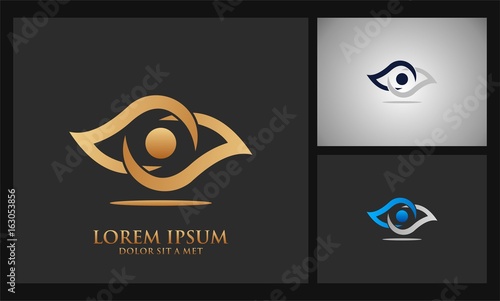 eye abstract logo