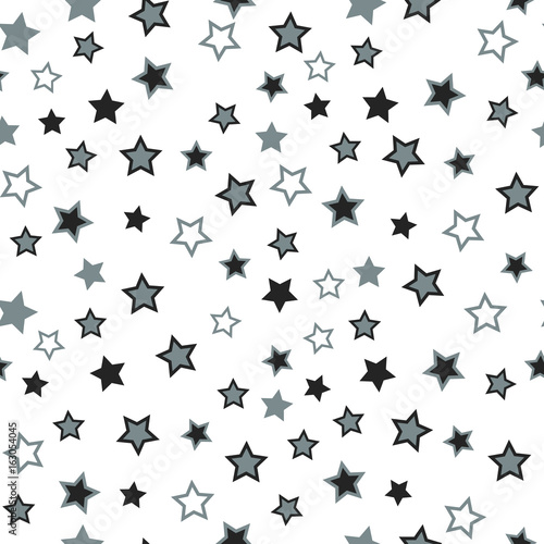 Star seamless background. Abstract pattern for card  wallpaper  album  scrapbook  holiday wrapping paper  textile fabric  garment  t-shirt design etc.