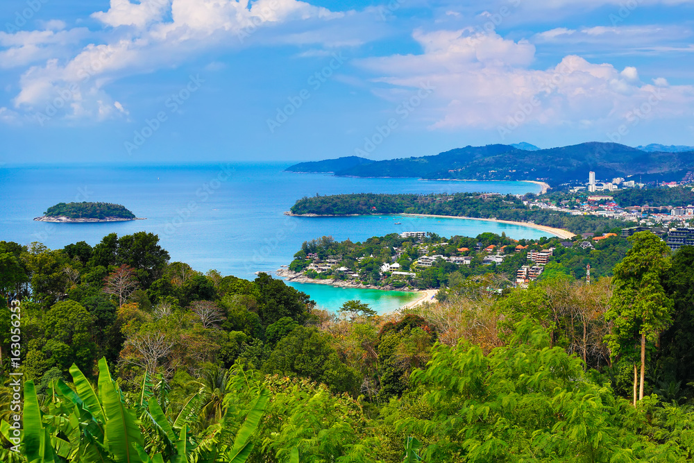 Landscape, views of Kata Beach, Thailand
