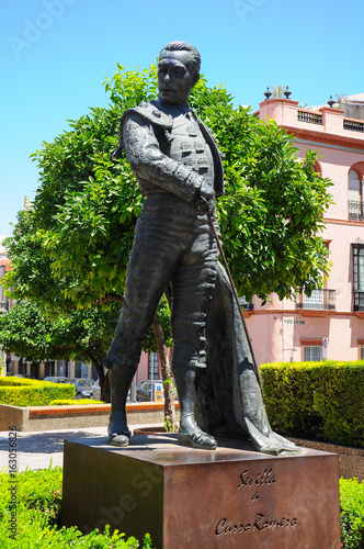 Statue of a bullfighter, matador, Seville (Spain) photo