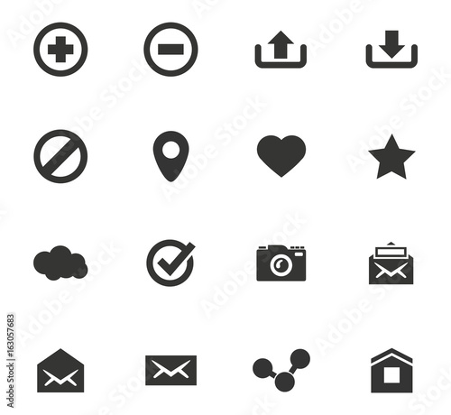 User Interface icons set