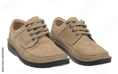 Suede Shoes Isolated