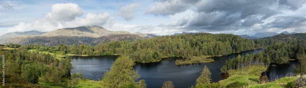 View over Tarn Hows in English Lake District View over Tarn Hows in English Lake District