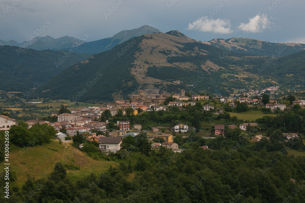 Scorcio di Montereale in Abruzzo