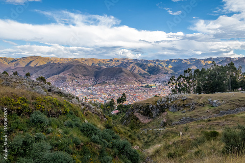 Aerial view of Cusco city - Cusco, Peru © diegograndi