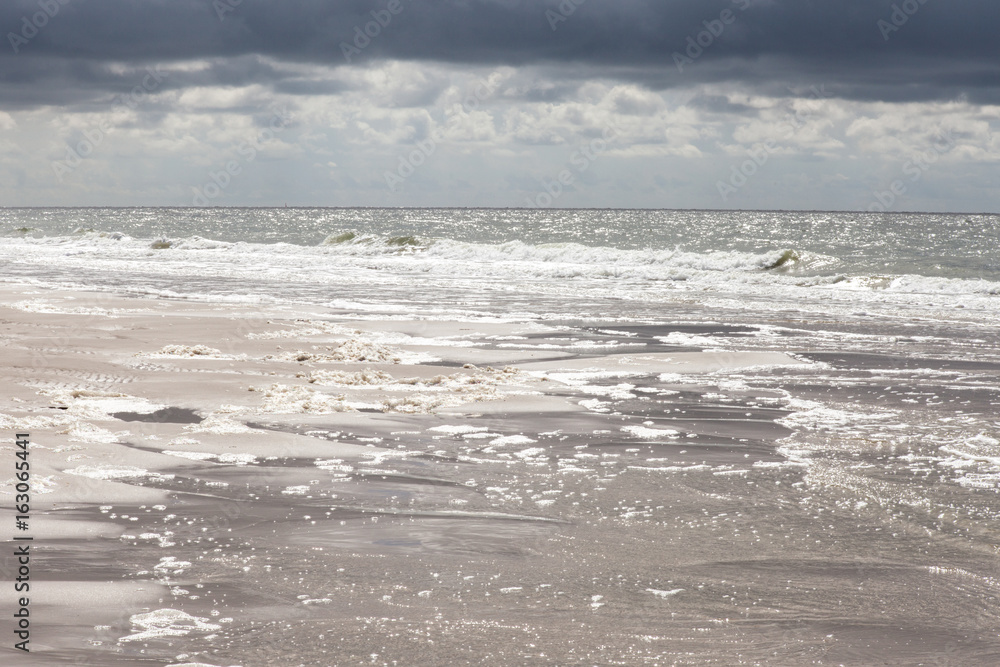 storm on amrum island