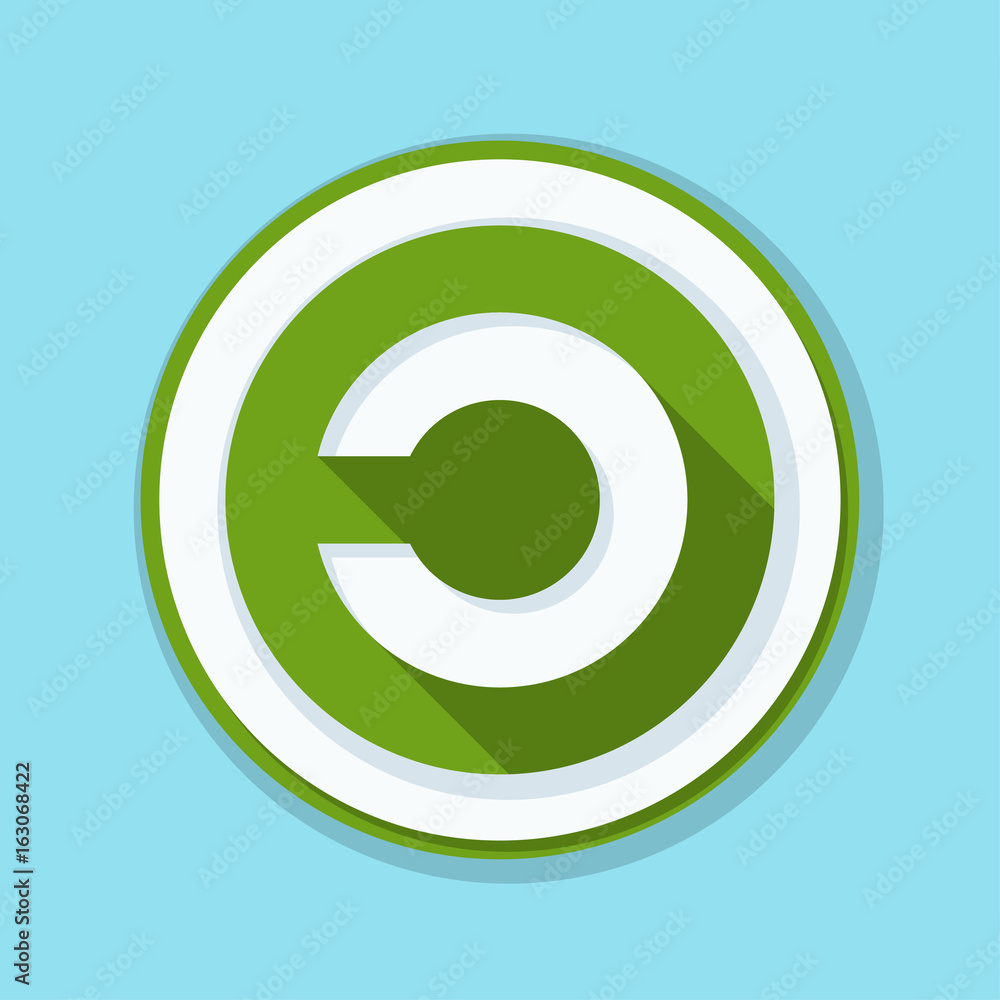Copyleft Sign Illustration Copyleft Sign Illustration