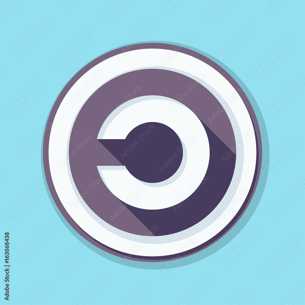 Copyleft Sign Illustration Copyleft Sign Illustration