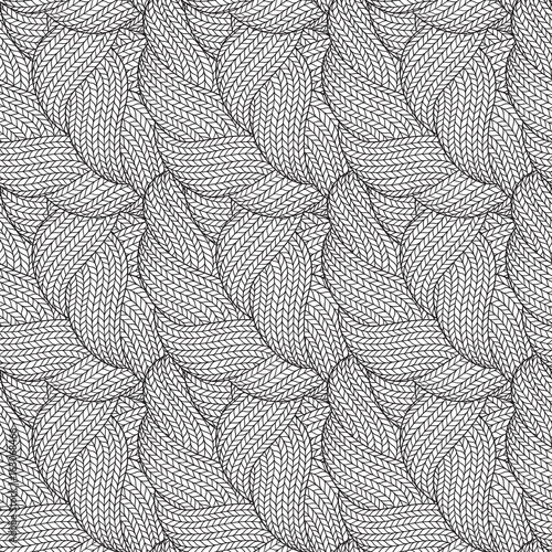 Seamless pattern for coloring book