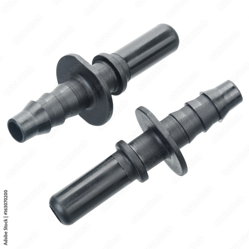 Black plastic car fuel hose quick male connectors Black plastic car fuel hose quick male connectors