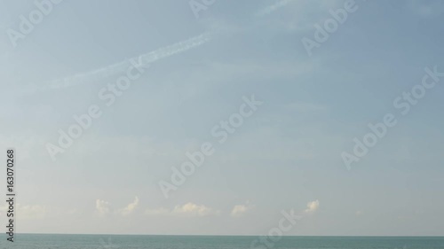 aircraft over the sea photo