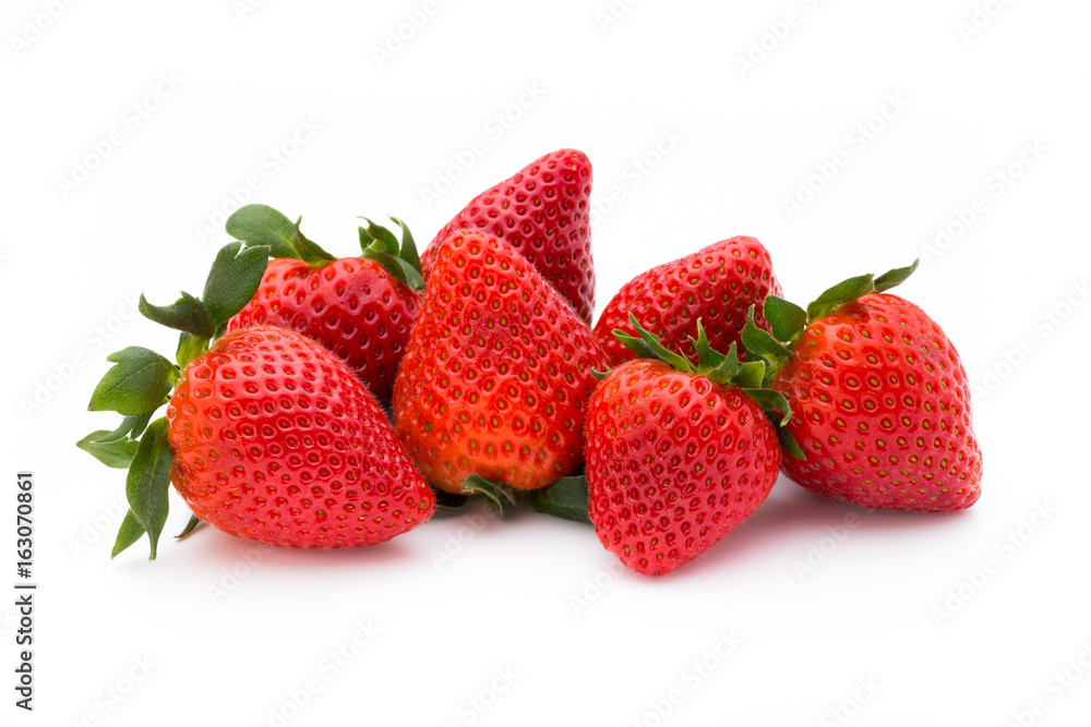Strawberry isolated on white background. Fresh berry. Strawberry isolated on white background. Fresh berry.
