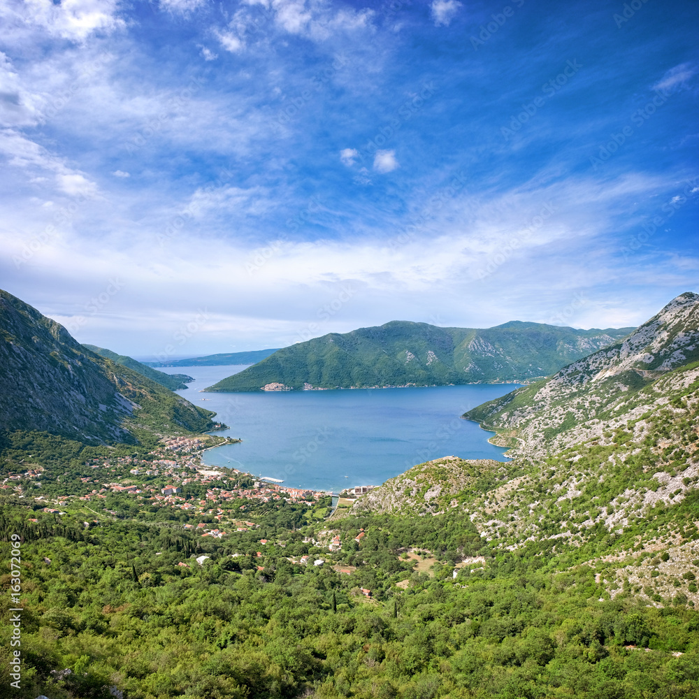 Bay Kotor Bird-eye View, Montenegro