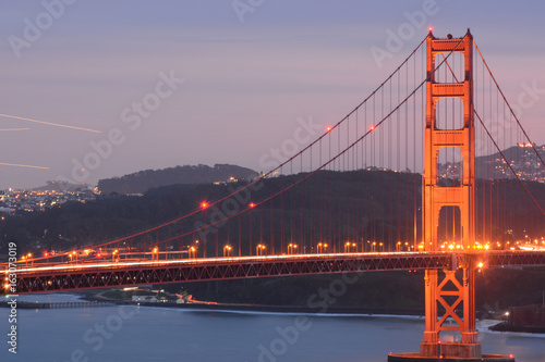 Fototapeta Naklejka Na Ścianę i Meble -  The bridge Golden Gate in San Francisco, California