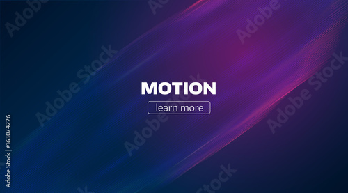 Motion lines background. Minimal wave flow backdrop. Impulse glitch