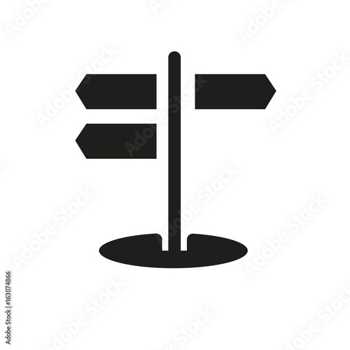 Street pointer icon