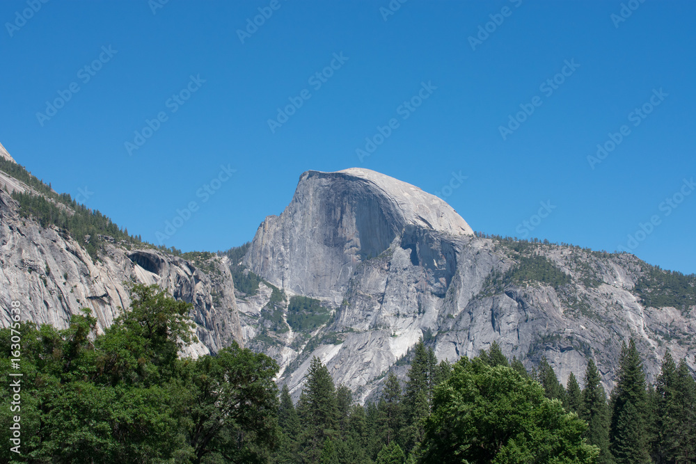 Yosemite Half Dome in June