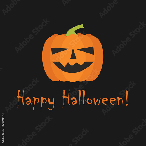 happy halloween greeting card