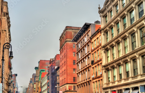 Old buildings on Broadway in New York City © Leonid Andronov