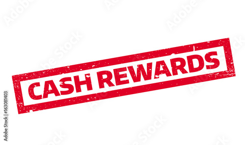 Cash Rewards rubber stamp. Grunge design with dust scratches. Effects can be easily removed for a clean, crisp look. Color is easily changed.