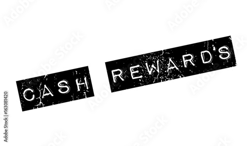 Cash Rewards rubber stamp. Grunge design with dust scratches. Effects can be easily removed for a clean, crisp look. Color is easily changed.
