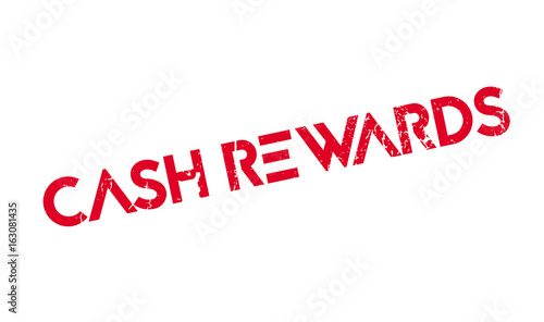 Cash Rewards rubber stamp. Grunge design with dust scratches. Effects can be easily removed for a clean, crisp look. Color is easily changed.