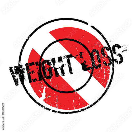 Weight Loss rubber stamp. Grunge design with dust scratches. Effects can be easily removed for a clean, crisp look. Color is easily changed.
