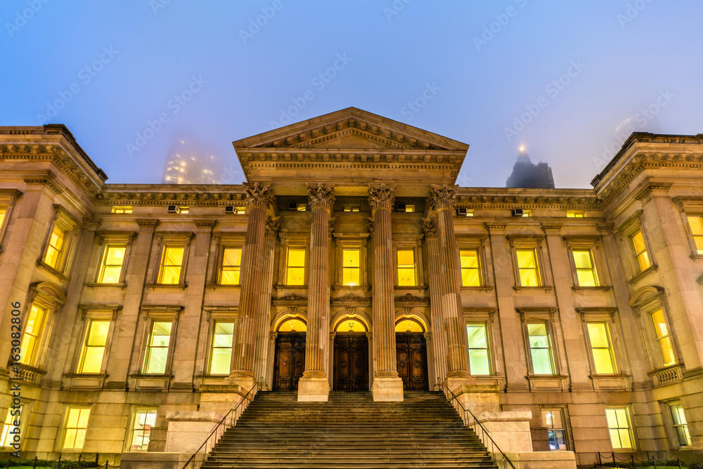 Naklejka premium Old New York County Courthouse, aslo known as Tweed Courthouse in Manhattan