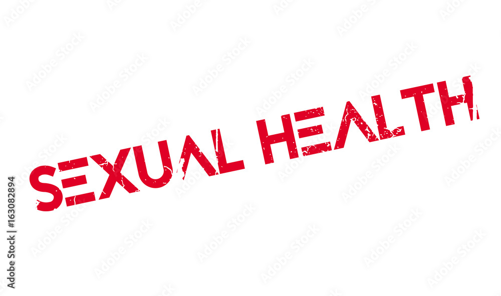 Sexual Health rubber stamp. Grunge design with dust scratches. Effects can be easily removed for a clean, crisp look. Color is easily changed.